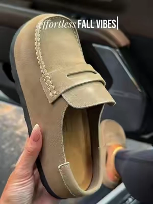 These Project Cloud genuine leather mules look and feel so much more expensive than they are. 🤎 The leather softens as you wear them, the cushioned footbed is incredibly comfortable, and they go with everything from jeans to leggings. If you’ve been looking for an everyday fall shoe, this is it. 🍂 @Project Cloud  #projectcloud #mules #clogs #fallvibes #fallfashion 
