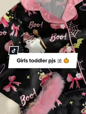 True to size and SO soft and cozy! Perfect boo basket gift! 👻 🎃 #halloweenpajamas #girlmom #halloween #boobasket #spookyseason 