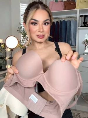 Brasier con efecto levantamiento de dos tallas✨#pushupbra #brasier #womenbra #bra #brasieres @fallsweetus 