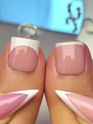 Small details, big difference💅FL#nail #frenchtipnails #pressonnails #nailsartvideos #nailsdesign 