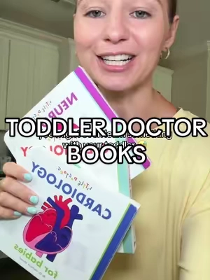 How fun are these little doctor learning books?! #toddlerbooks #books #toddlerlearning #doctorbooks 