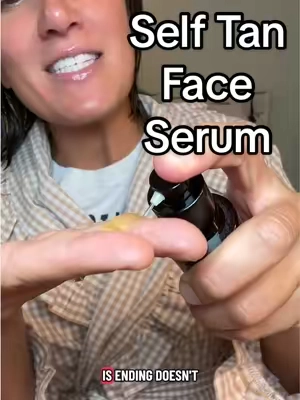 The easiest way to keep a natural glowing tan all year long! #selftan #selftanner #beautybyearth #faceserum 