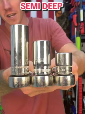 Check out these semi deep sockets from CASOMAN tools #tools #mechanic #sockets 
