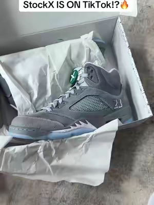 Finally we got StockX on TikTok😭🔥 #stockx #stockxkicks #retro4 #jordanshoes #newshoes