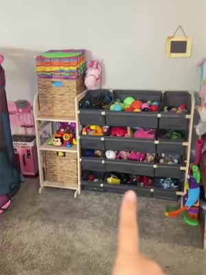 Toy Storage Organizer with 3 Shelves and 12 bins #toys #mom #organizer #toy #mommy 