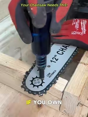 Keep your chainsaw running smoothly with this mini grease gun. Designed for guide bar lubrication, it delivers grease exactly where needed. Pre-filled high-temp grease and a compact design make maintenance faster, cleaner, and easier while helping reduce friction and extend your tool’s life. #SummerVibes #DealsForYouDays #ChainsawMaintenance #ChainsawLife #ToolHacks 