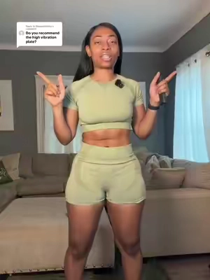 Replying to @Blessedvibezz If you’ve been trying to decide between the OG vibration plate and the Slim version, this comparison is for you. 💪🏽 I break down the differences so you can choose the one that fits your goals. #vibrationplate 
