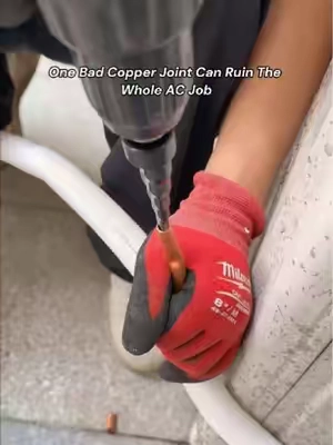 Create clean and uniform copper tube connections faster with this 6-in-1 HVAC swage tool that turns your drill into a powerful tube expander. Perfect for AC installation, refrigeration repair, and DIY plumbing projects with six common sizes for different copper pipes.HVAC swage tool, copper tube expander, AC repair tools, refrigeration tools, HVAC installer tools#DealsForYouDays #SummerVibes #HVACtools #airconditioningrepair #DIYtools