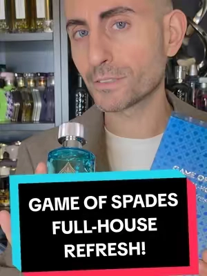 Game of Spades Full-House Refresh fragrance review! #fragrance #redolessence #perfumetok #fragrancetiktok #fragrancetok 