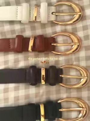 i lovee these leather belts 🫶🏻 the quality is so good for the price and they look soo cute with jeans 🤎  #leatherbelts #brownbelt #falloutfits 