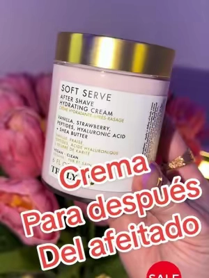 🚨‼️DESCUENTO HOY CHICAS‼️ @Truly Beauty Soft Serve After Shave Hydrating Cream – Crema hidratante para después del afeitado con aroma a fresa dulce y vainilla cálida. #tiktokshopsummersale #summervibe #TikTokshopbacktoschool #truly #bodycream 