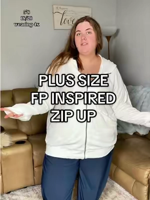 I sized up for a very oversized fit 🤍 love them both!  #plussizefashion #fallfashion #oversized #hoodie #falloutfits