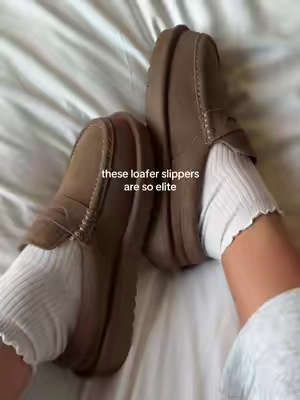 they run true to size! #loaferslippers #cushionaire #cushionaireslippers #loaferclogs #clogs 