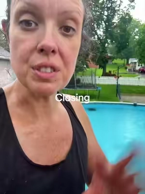 Closing time 🎶 #closingpool #winterizingpool #poolchemicals 
