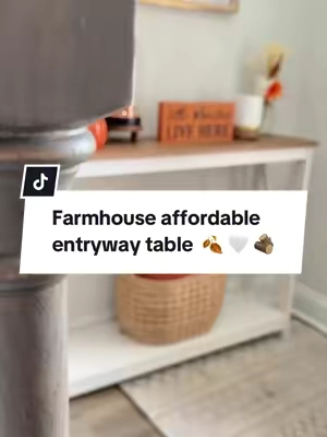 The quality?? Amazing that price?? Even better 😍 @PHIVILLA #entrywaytable #entrywaydecor #farmhouseentryway #affordableentrywaytable #homedecor 