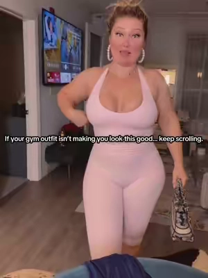 Built in bra and high waisted😍 5’9 225lbs large 