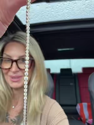 I almost forgot this tennis bracelet comes in 3 sizes #pavoi #tennisbracelets #goldjewelry #TikTokshopbacktoschool 