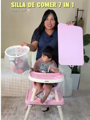 Silla de comer para tu bebé 7 en 1. #highchair #babyessentials #silladecomerbebes #babyshower #tiktokshopcreatorpicks @JOYMOR BRAVO