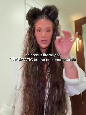 Hair loss is traumatic😭 @The Spa Dr. Hair growth serum supports the root💗  please understand this is not medical advice. These are my own opinions always do your research results may vary. This is an affiliate video I may earn a commission but all thoughts and opinions of are my honest review💗 #hairgrowthserum #thespadr 