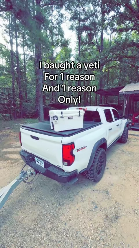 I grew up in poverty, watching all of my friends, reap the benefits of their parents financial stability.  My whole life I made excuses as to why I did not need a yeti cooler.  “Too expensive, not worth it, my cheap cooler does the same thing.”  I’m tired of making excuses and lying to myself. I’ve always wanted a yeti cooler so by God I bought one and it feels absolutely amazing! 😎 