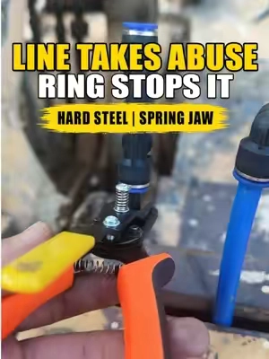 Push to connect fittings. Press the release ring. Hose pops right off. No damage. #AirHosePliers #QuickDisconnect #PushToConnect #pneumatic #Tiktokshopsummersale
