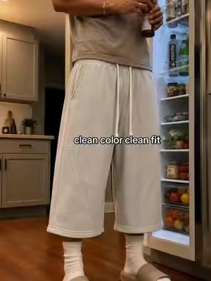 the length is what makes these hard #baggyshorts #longshorts #capris #mensfashion #fitcheck 