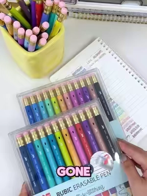 BOLD LINES, EASY ERASE,LOW STOCK#iigen #TikTokshopbacktoschool  #rubicerasablepen #erasablepen #boldpen 