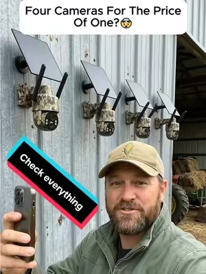 I installed this solar 4G camera on my property and now I can check everything anytime straight from my phone.#tiktokmademebuyit#securitycamera#trailcam#homesecurity#TikTokshopbacktoschool csq 