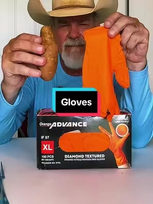 8Mil Diamond Textured Waterproof Nitrile Disposable Gloves - 100PCS  ##gloves#work#men#tools#tiktokshopdealsforyoudays
