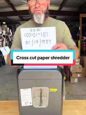#PaperShredder #HomeOffice #OfficeEssentials #IdentityProtection #TikTokFinds
