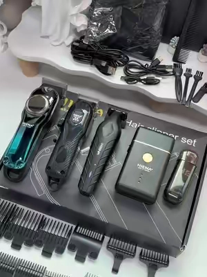 Este kit vale mucho más de lo que cuesta🪒🔥 #HairClipper #BarberKit #HairTrimmer #BarberTools #MensGrooming