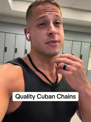 Love these chains, they come in different colors and they come in different designs if you click on the link then click on their profile pic at the top left you can check out all their products #cubanchain #cuban #chain #cubanlink #necklace 