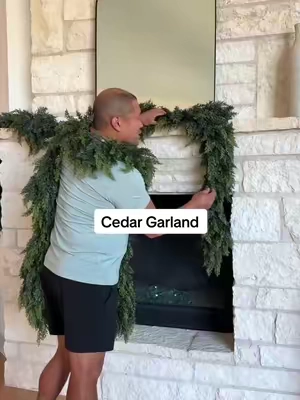 There’s no reason to pay more for the same thing #cedargarland #christmasdecor 