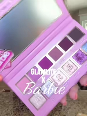 Glamlite as a Barbie eyeshadow palette and a complete makeup set too! @Glamlite #eyeshadow #barbie #TikTokshopbacktoschool