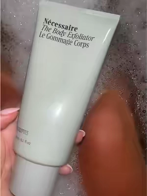 The instant shine on my legs after washing this off blows my mind!! #skincare #exfoliation #tts 