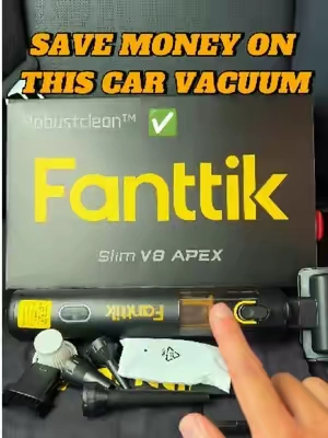 Totally obsessed with this 2‑in‑1 portable car vacuum. Suction for messes, blow mode for hard‑to‑reach spots. Multiple nozzles included plus 2 extra filters. Works for car interiors, couches and shelves. I paid full price, don’t repeat my mistake. Special deal live now — tap the link.#carvacuumcleaner #carcleaning #GapCleaning #summerfinds #SEESESuperBrandDay