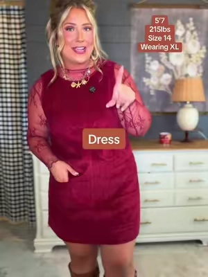 The cutest corduroy dress for fall!! 