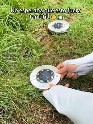 Ni $50, ni $30, ni siquiera $10. ¡Menos de $2 por luz! Espera a ver el precio del pack de doce… 🤯🔥 ¡Estas pequeñas luces solares mágicas convierten mi jardín en un resort de LUJO ¡TODAS LAS NOCHES! ✨\#SummerWins #DealsforYouDays #tiktokshopsummersale #outdoorlights #solarlights