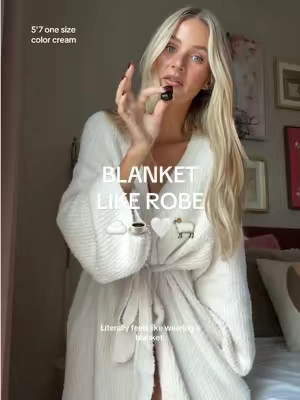 Idk why I was sleeping on cozy robes 🥲 #robe #cozyathome #homewear #cozyaesthetic #comfystyle 