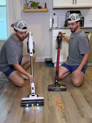 Not even close..😂👏 #sharkvacuum #petvacuum #vacuum #cordlessvacuum #tiktokshopcreatorpicks 