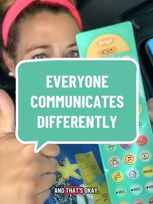 Everyone communicates differently and that's OKAY 👍🏼 #communicationskills #talkingaid #communicationadvice #classroomfinds #communication 