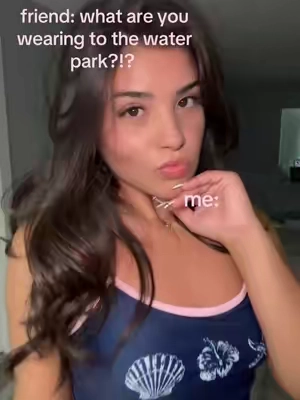 very appropriate and perfect for the day at a water park or event w family !!😝😝🫣