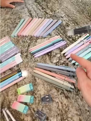 One and done! #schoolsupplies #TikTokshopbacktoschool #pens #pencil #school 