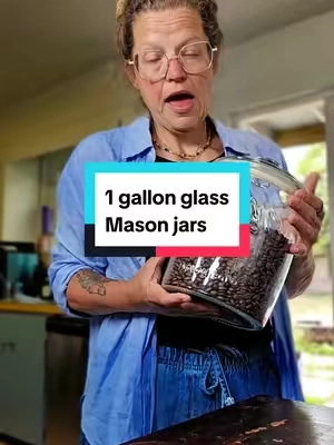 Replying to @mk_ultracool 1 gallon glass mason jars ✨️🙌 #glasscontainers #glassjars #glassstoragecontainers #masonjar #kitchenware 