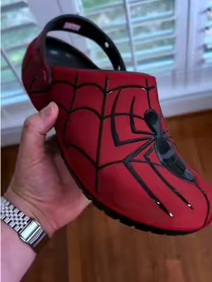 #spiderman #crocs #marvel #crocsshoes 