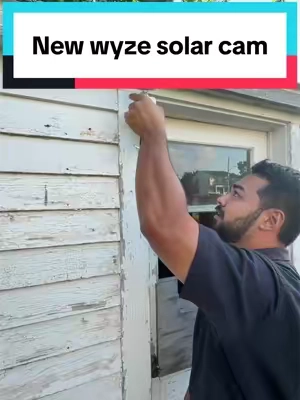 This works so well!! #tiktokshop #homeowner #securitycamera #solarcamera #wyze 