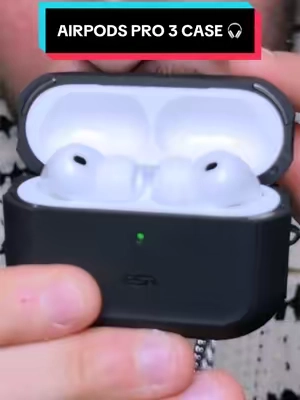 Clean, minimal & built to protect 🔥 This ESR AirPods Pro 3 case has full drop protection, MagSafe compatibility + an included lanyard. I went with the gray for that sleek minimalist look, but there are so many clean colors to choose from. Most loved on TikTok Shop, massively discounted + FREE 3-day delivery. 📦 Selling fast, so hurry and grab yours! 🔥#airpodspro3 #airpodspro3case #airpods #airpodscase #TikTokShopFinds 