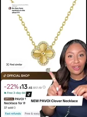 Replying to @cassieschuster948  Can’t believe PAVOI secretly launched a matching clover necklace 🫢😲🤩 #clovernecklace #pavoijewelry #goldplatedjewelry #affordablejewelry #necklacelayering  @PAVOI 