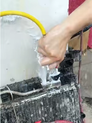 Get that funky AC smell? Might not be the cabin filter—your lines are probably dirty. #TikTokMadeMeBuyIt#foryou#airconditioning#autorepair#ductcleaning