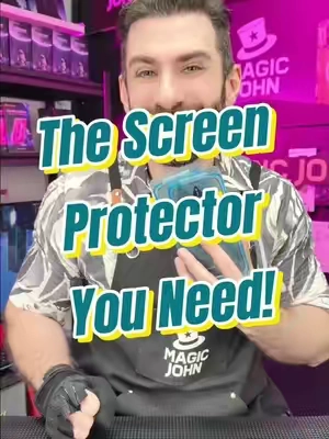 “Try this screen protector once, and you’ll love it—because it’s just that easy.#MAGICJOHN #foryoupage❤️❤️ #losangeles #screenprotector 